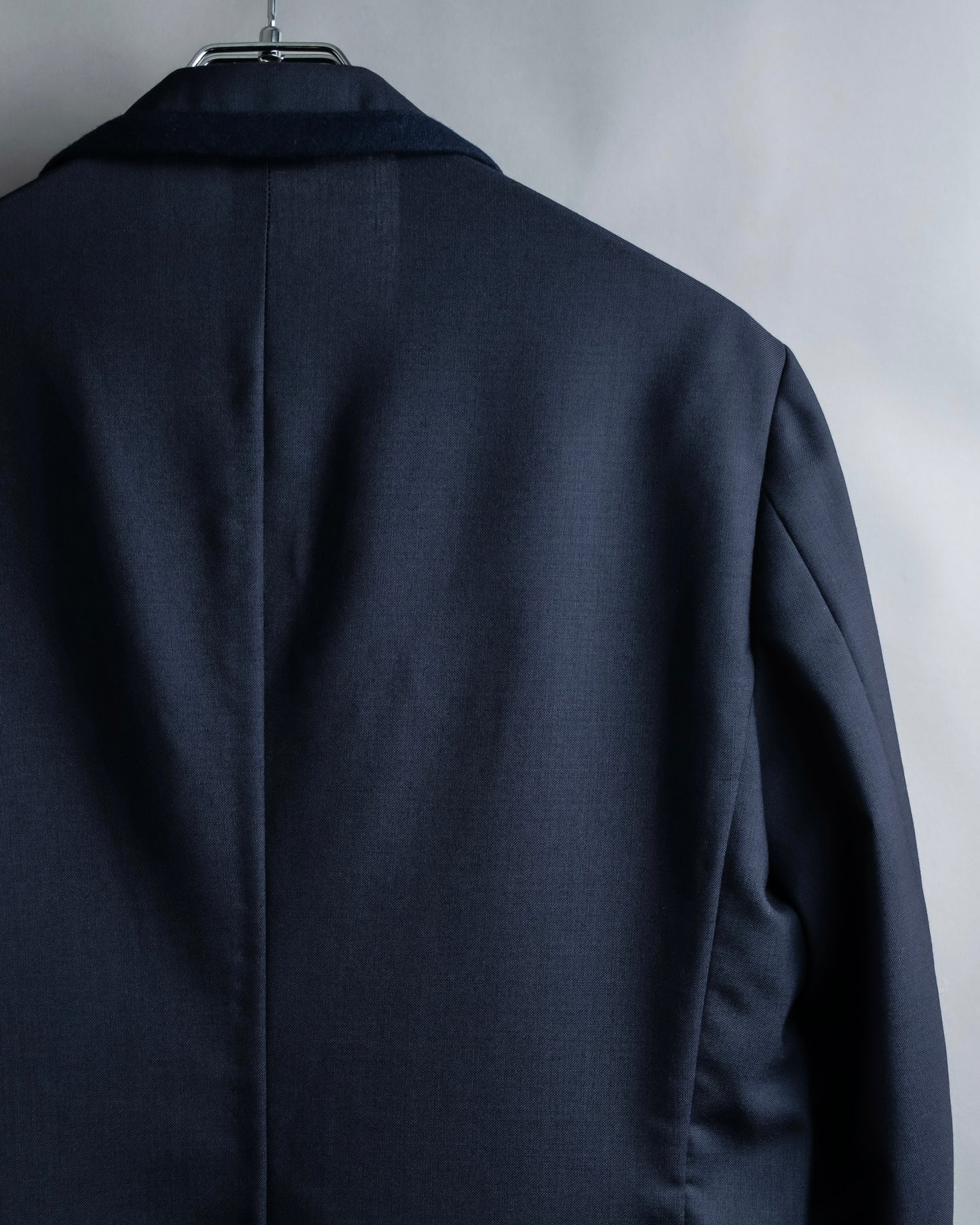 "COMME des GARCONS HOMME DEUX" Different material tailored jacket