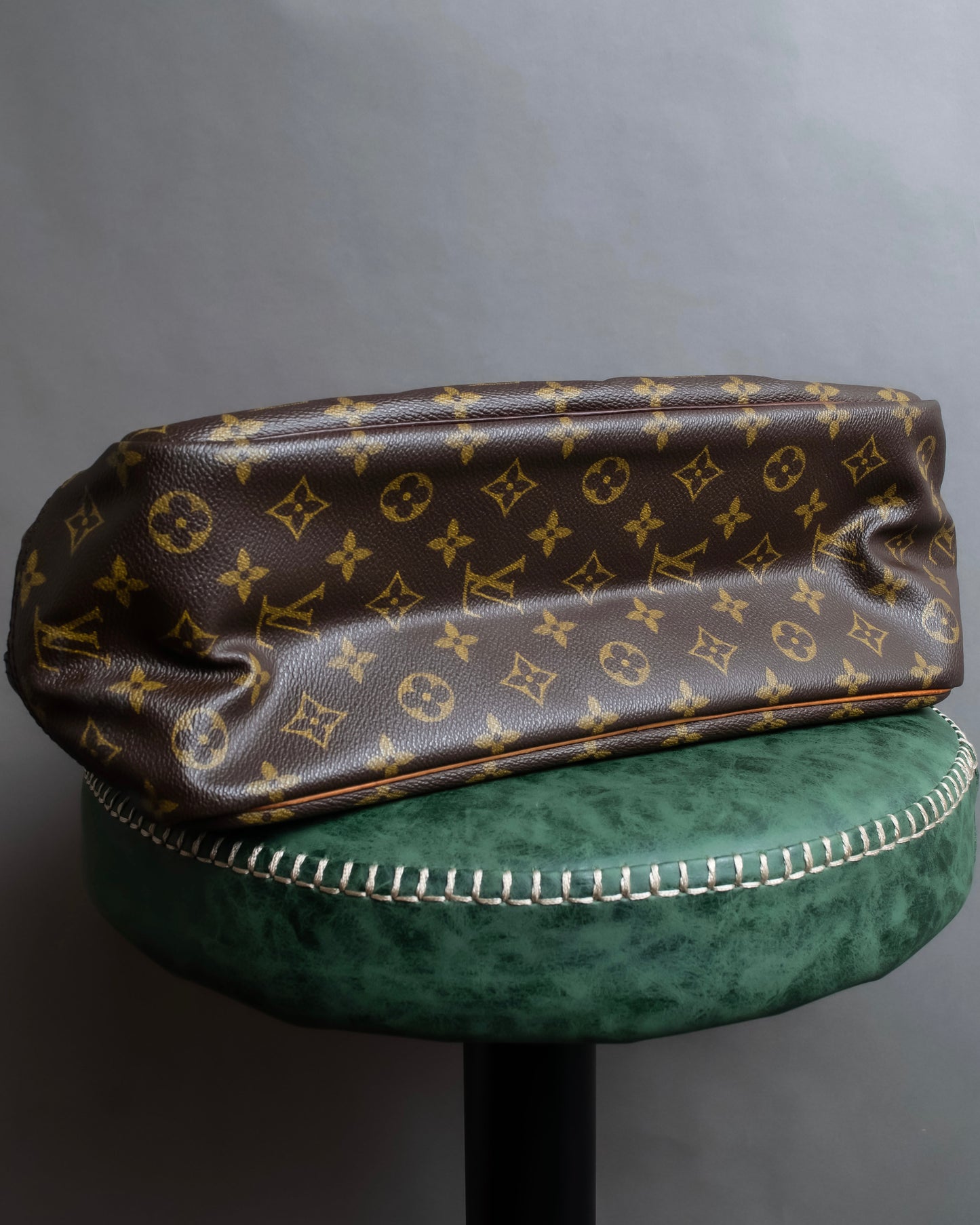 "LOUIS VUITTON" Deauville monogram pattern boston hand bag