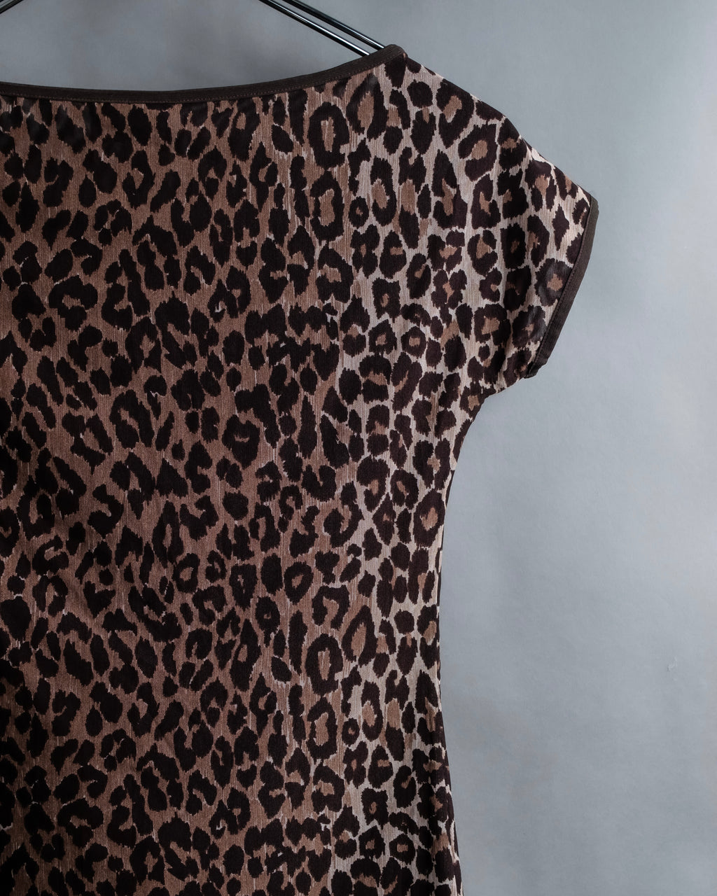 "DOLCE & GABBANA" Leopard print short cut and sew