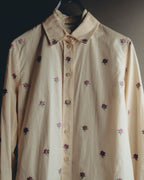 "GUCCI" 2010's-20's Romantic embroidered lace blouse