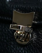 "BURBERRYS" Cylinder shaped leather one handle bag