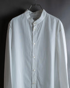 "MAISON MARGIELA" 18AW No-collar design Super long shirt