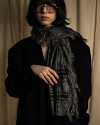 "GUCCI" GG pattern glitter blend woven large stole