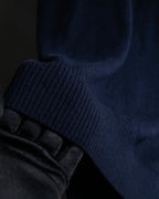 "MAISON MARGIELA" 16AW elbow patch design navy color knit