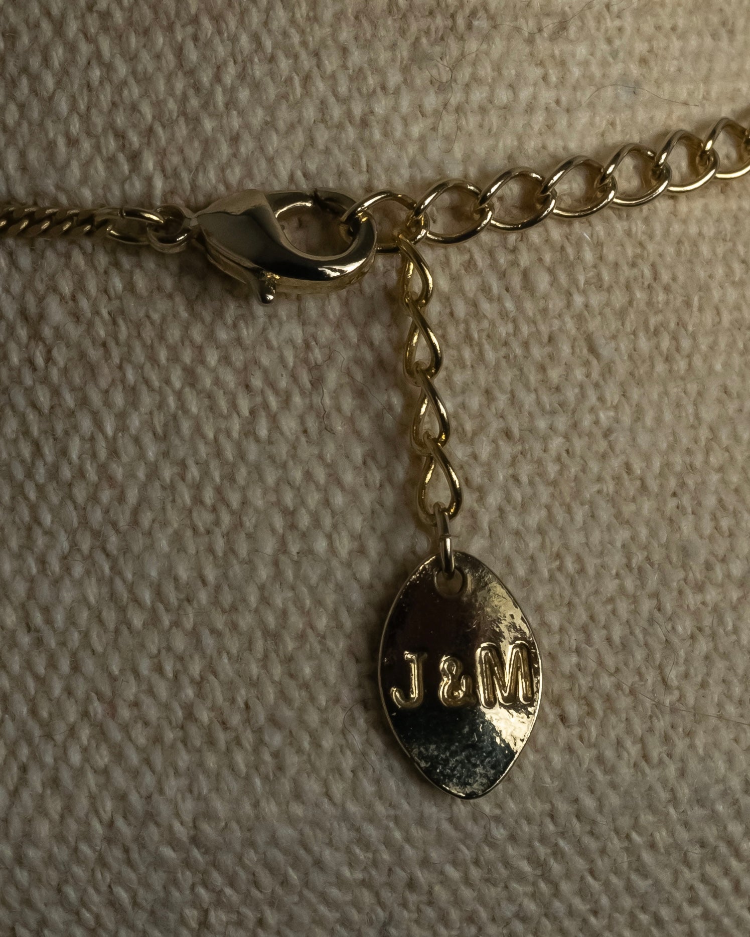 "Vintage organic ring necklace"