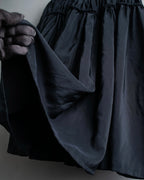 "LIMI feu" Washed layered fabric mid length skirt