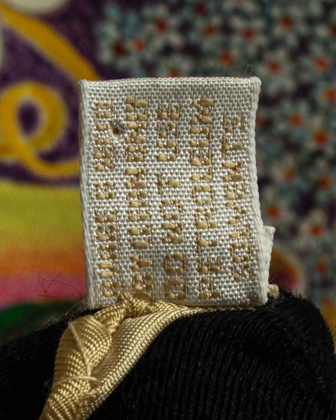 "GUCCI" Baroque painting pattern silk scarf