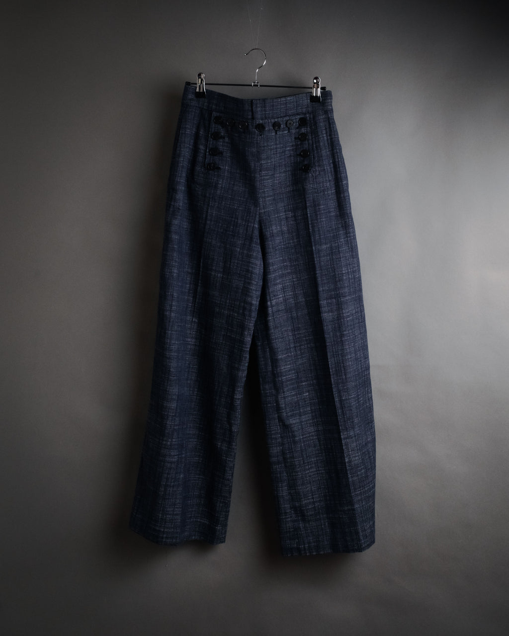 “Christian Dior” 2021 Sailor front wide trousers