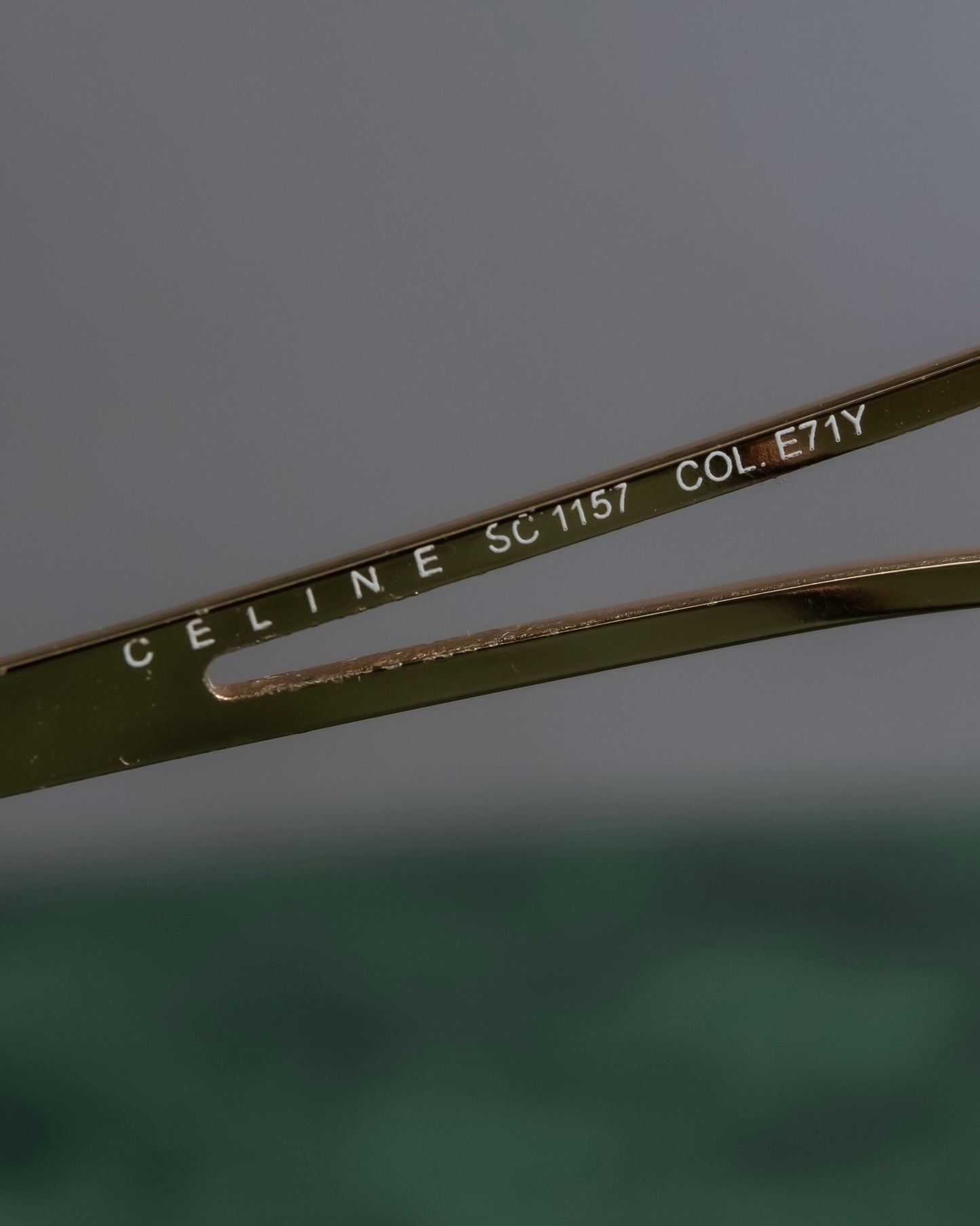 "CELINE" Round rimless macadam sunglasses