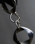 "GEORG JENSEN" Henning Koppel design sculptural silver earring