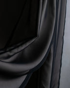 "LANVIN en Bleu" Sheer layered sarouel wide pants