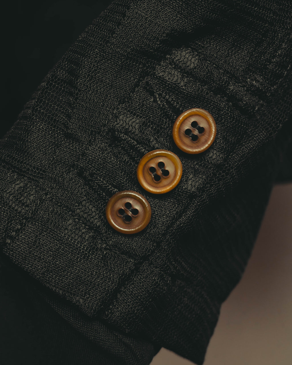 "COMME des GARÇONS COMME des GARÇONS" 13AW Textured three-button blazer