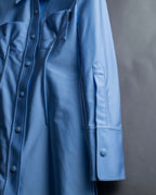 "ALEXANDER WANG" Three-dimensional cut design light blue shirt