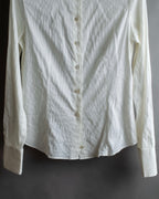 "GIORGIO ARMANI" Delicate striped white shirt