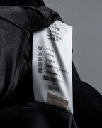 "BURBERRY" Belted design stand collar cashmere mix long coat