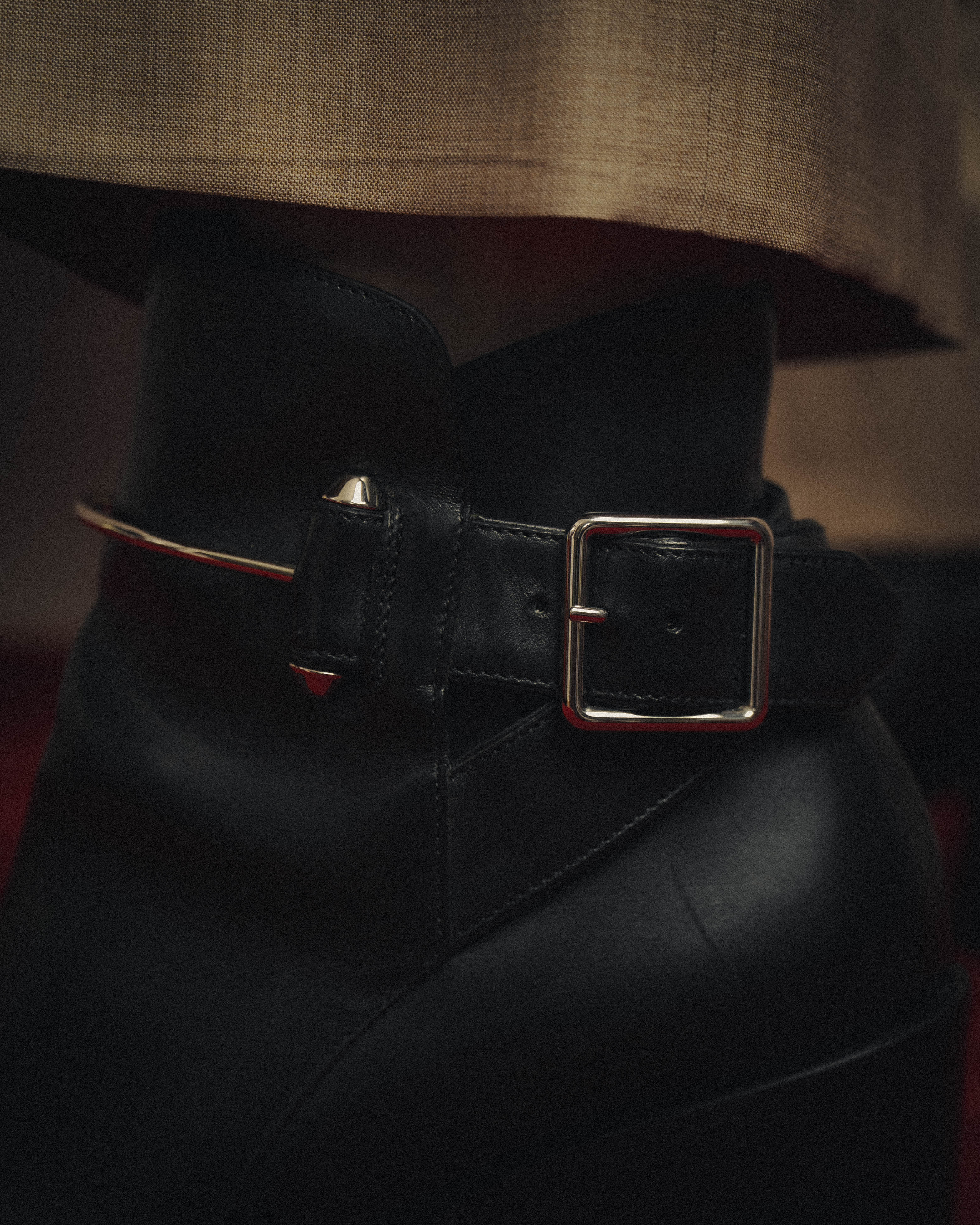 -SPECIAL- “BALENCIAGA” 2014-16’s Metal bar leather ankle boots