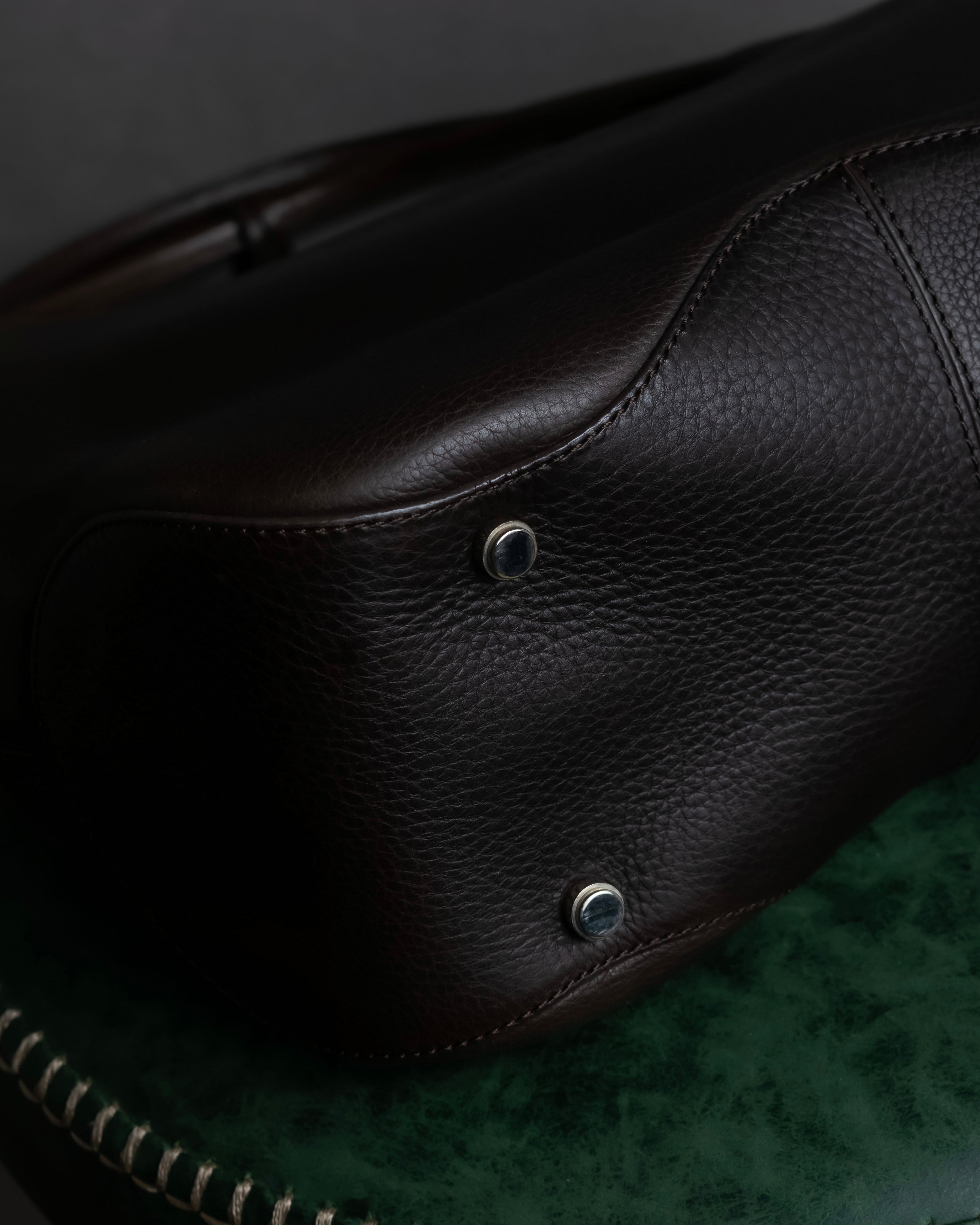 "Sergio Rossi" Flexible leather one-handle bag