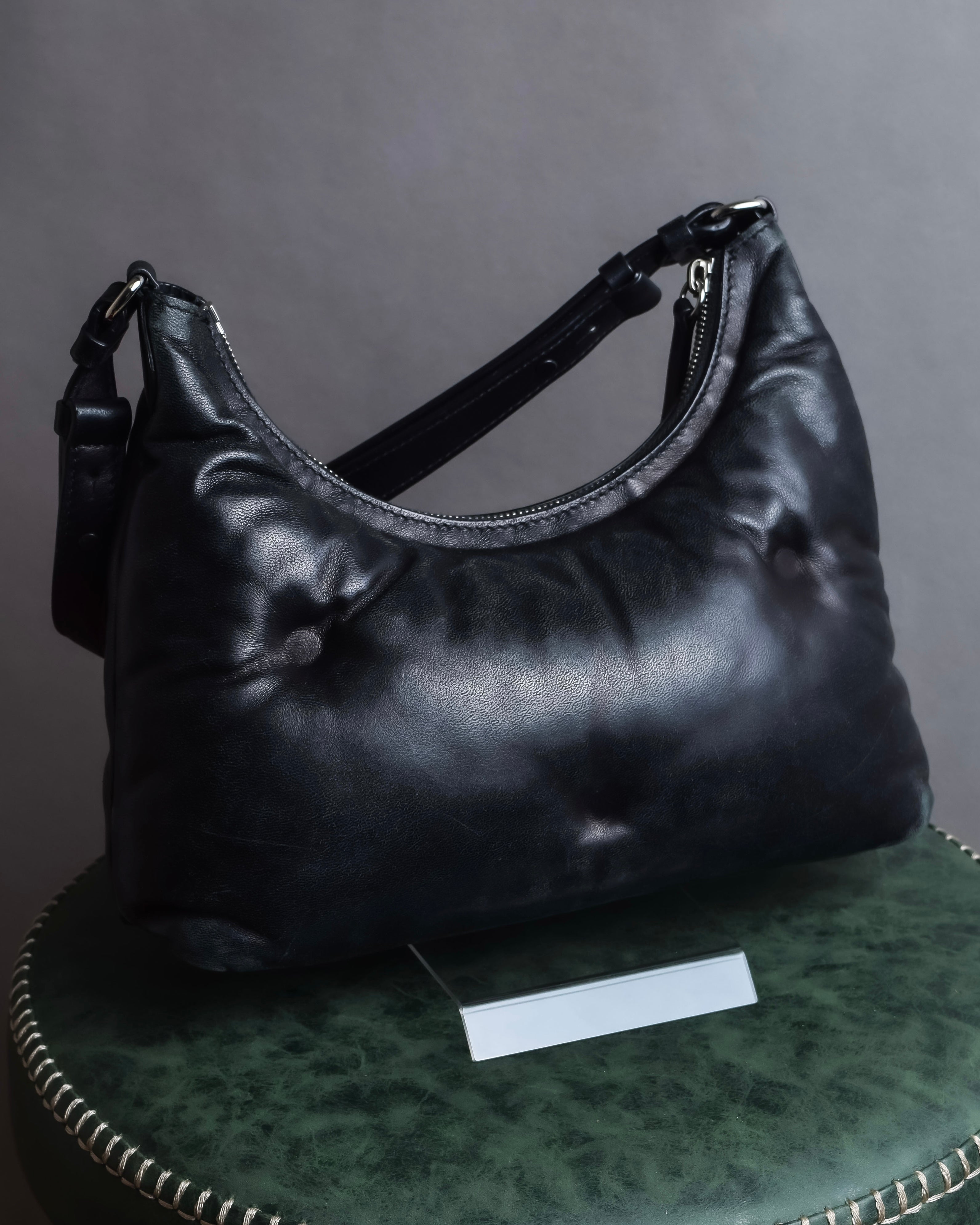 "MAISON MARGIELA" Glam Slam black one shoulder bag
