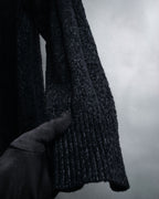 “Yves Saint Laurent” 90’s Textured diamond pattern cardigan