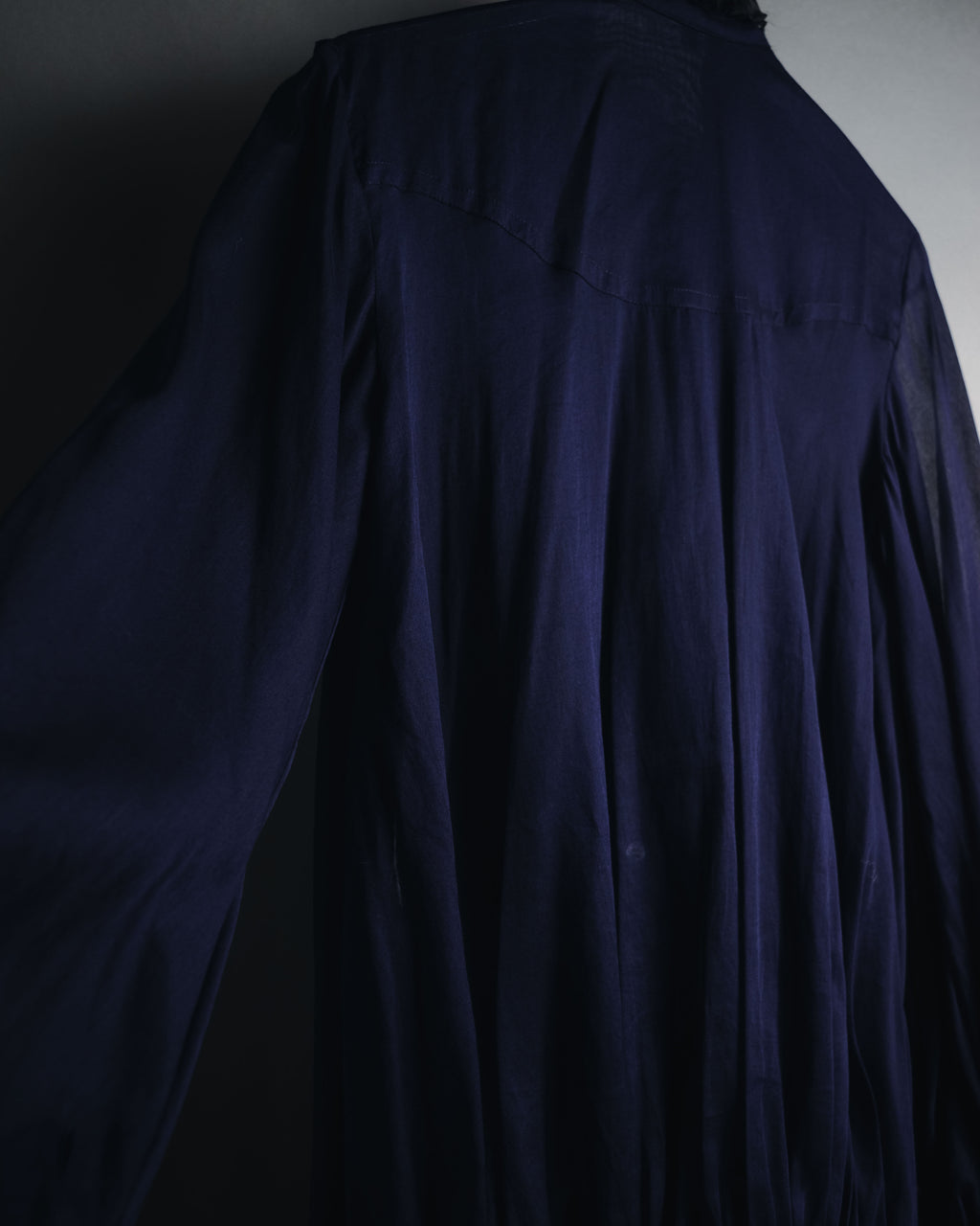 "GUCCI" 90’s-00’s military romantic ruffle blouse