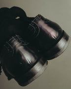 “Alberto Guardiani” 00’s-10’s Full brogue leather derby shoes