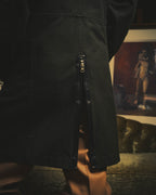 -SPECIAL- "COMME des GARÇONS HOMME" 03AW Asymmetric zip long coat