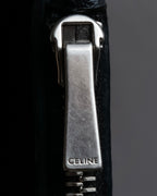 "CELINE" Crossgrain leather tri-fold wallet
