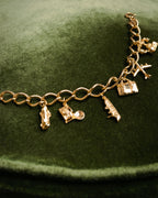 “MARIO VALENTINO” 80’s-90’s Travel charm bracelet