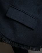 "tricot COMME des GARCONS" 
2001AW Lace-switched design tailored jacket