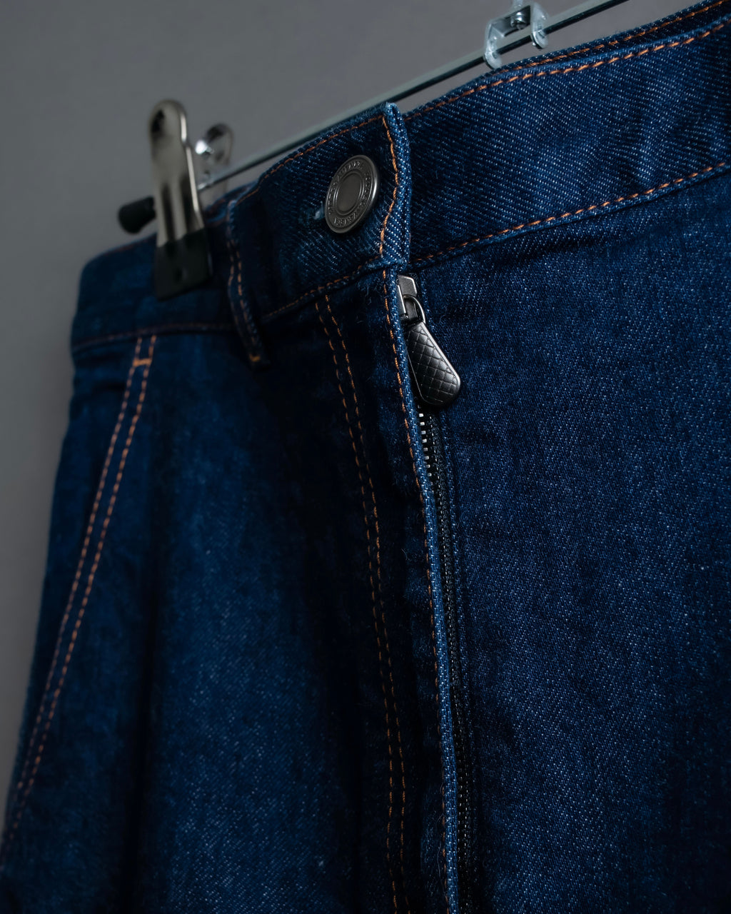 "BOTTEGA VENETA" Wide straight silhouette fisherman denim pants