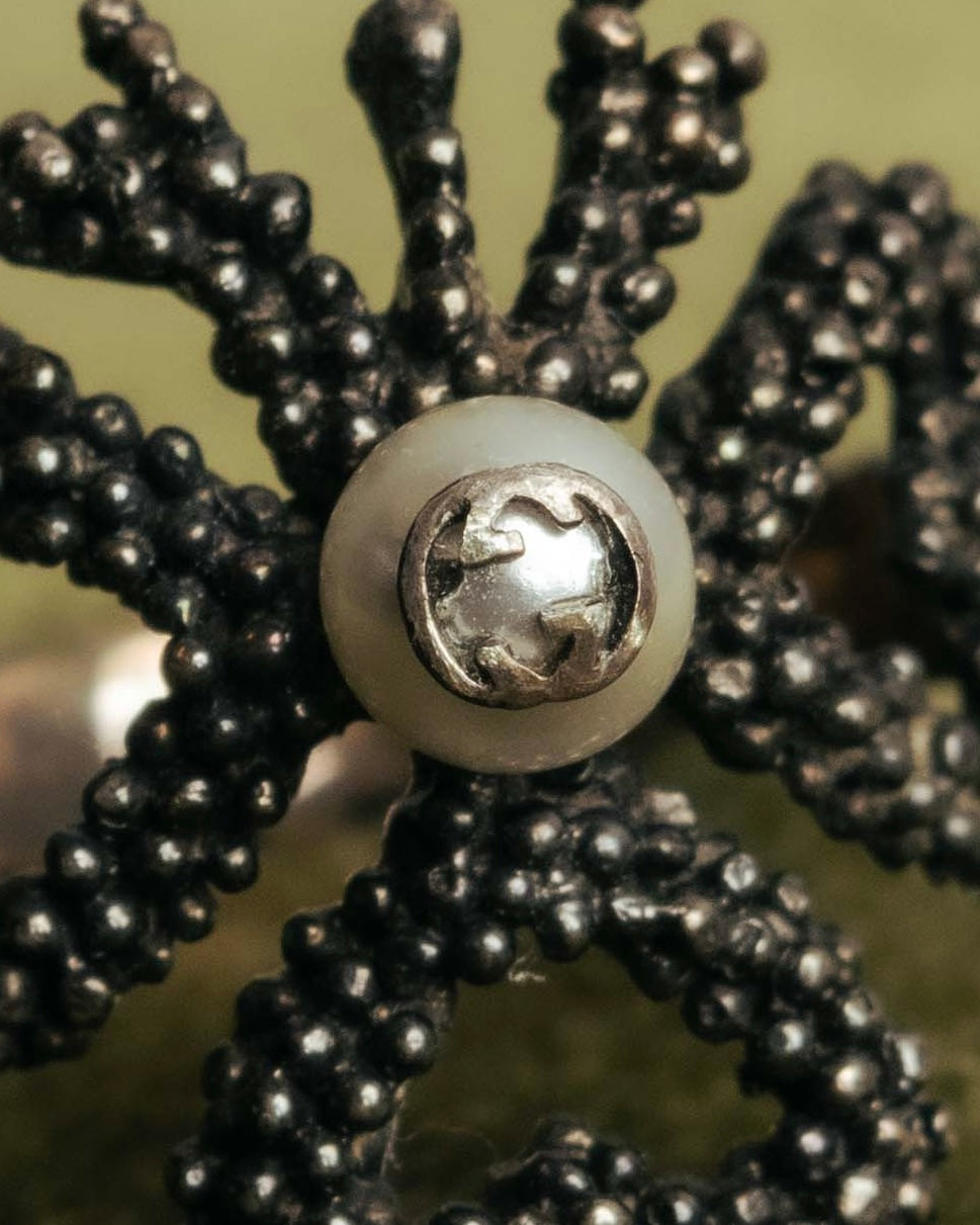 “GUCCI” 2016-20 Pearl GG flower ring