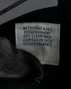 "HERMES" Belted button design linen skirt