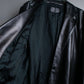 "PRADA" Oversized switched design leather tailored jacket