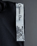 "Christian Dior" Parisian accessory motif silk scarf