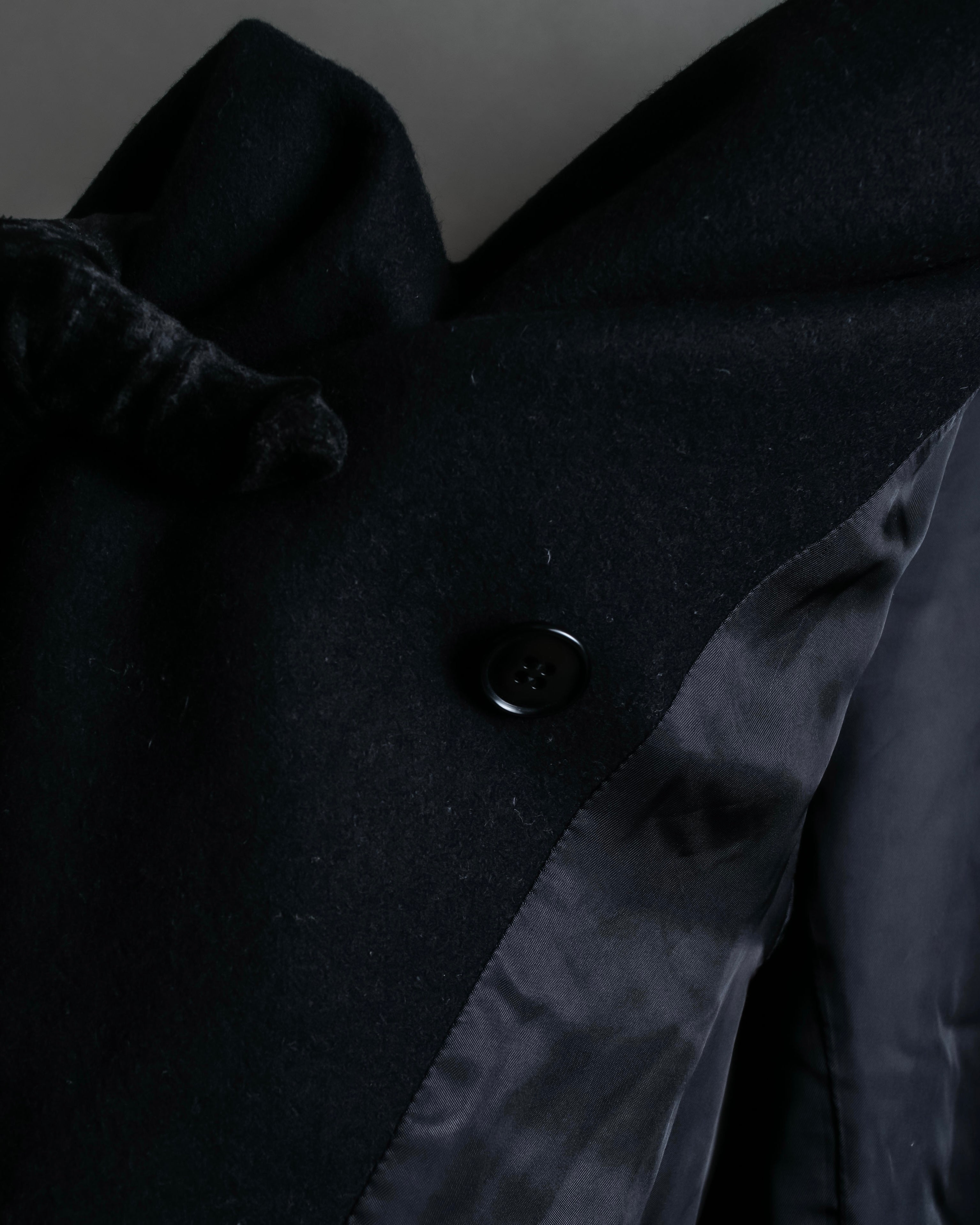 "HELMUT LANG" Short length wool riders jacket