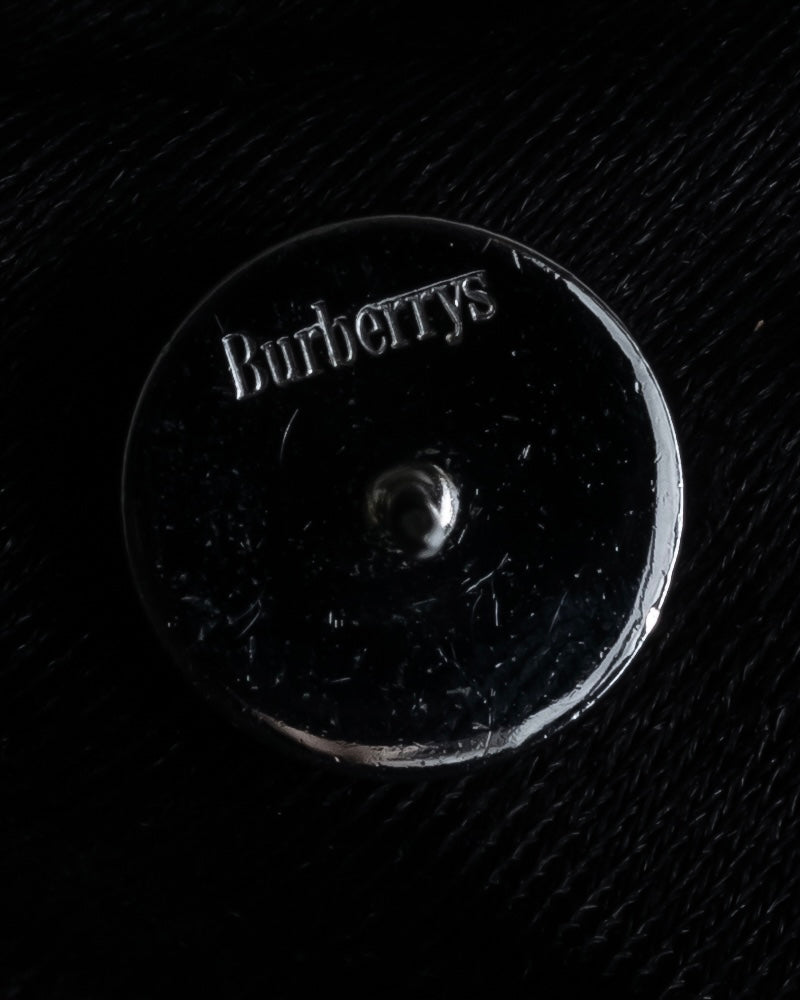 "BURBERRYS" Equestrian Knight engraved silver cufflinks