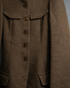 "SPORTSMAX" Carving flap design mid-length coat