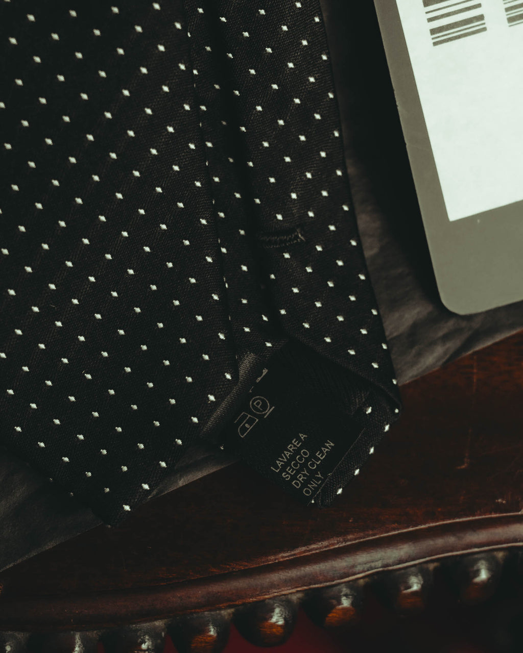 "Dolce & Gabbana" 10's-20's Slim polka dot silk necktie