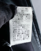 "BALMAIN" Braided detail lamb leather zip-up vest