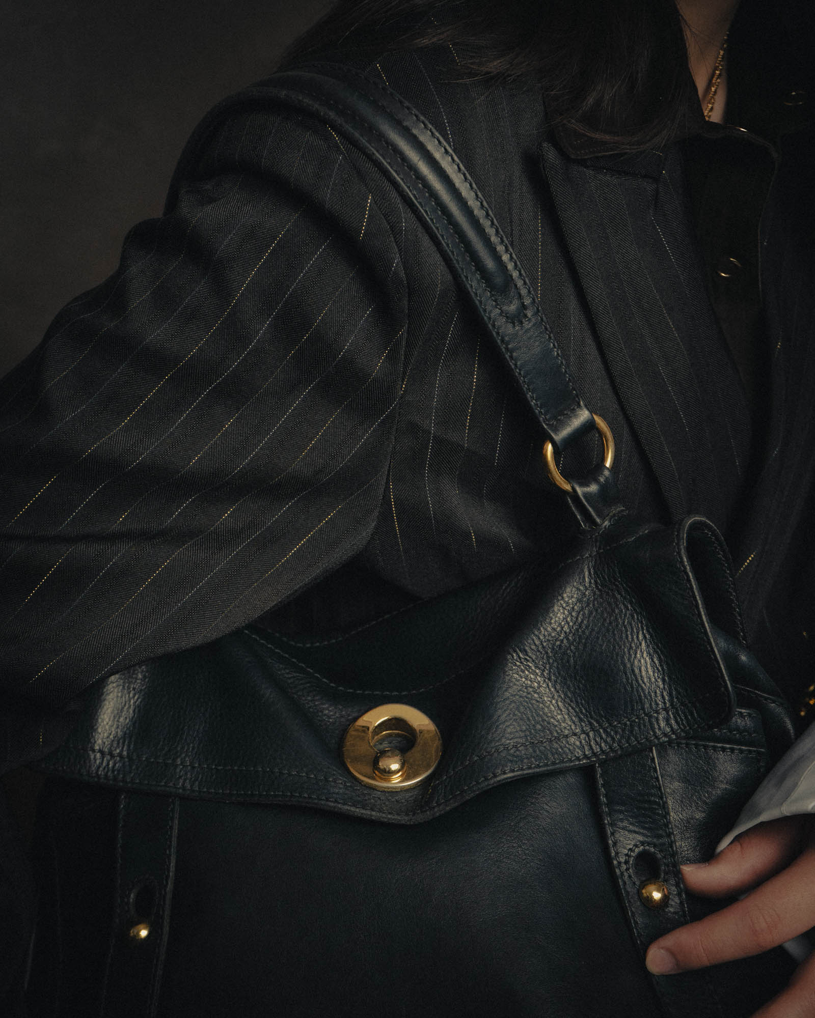 -SPECIAL- “YVES SAINT LAURENT rive gauche”
2008-2012 Muse two leather shoulder bag