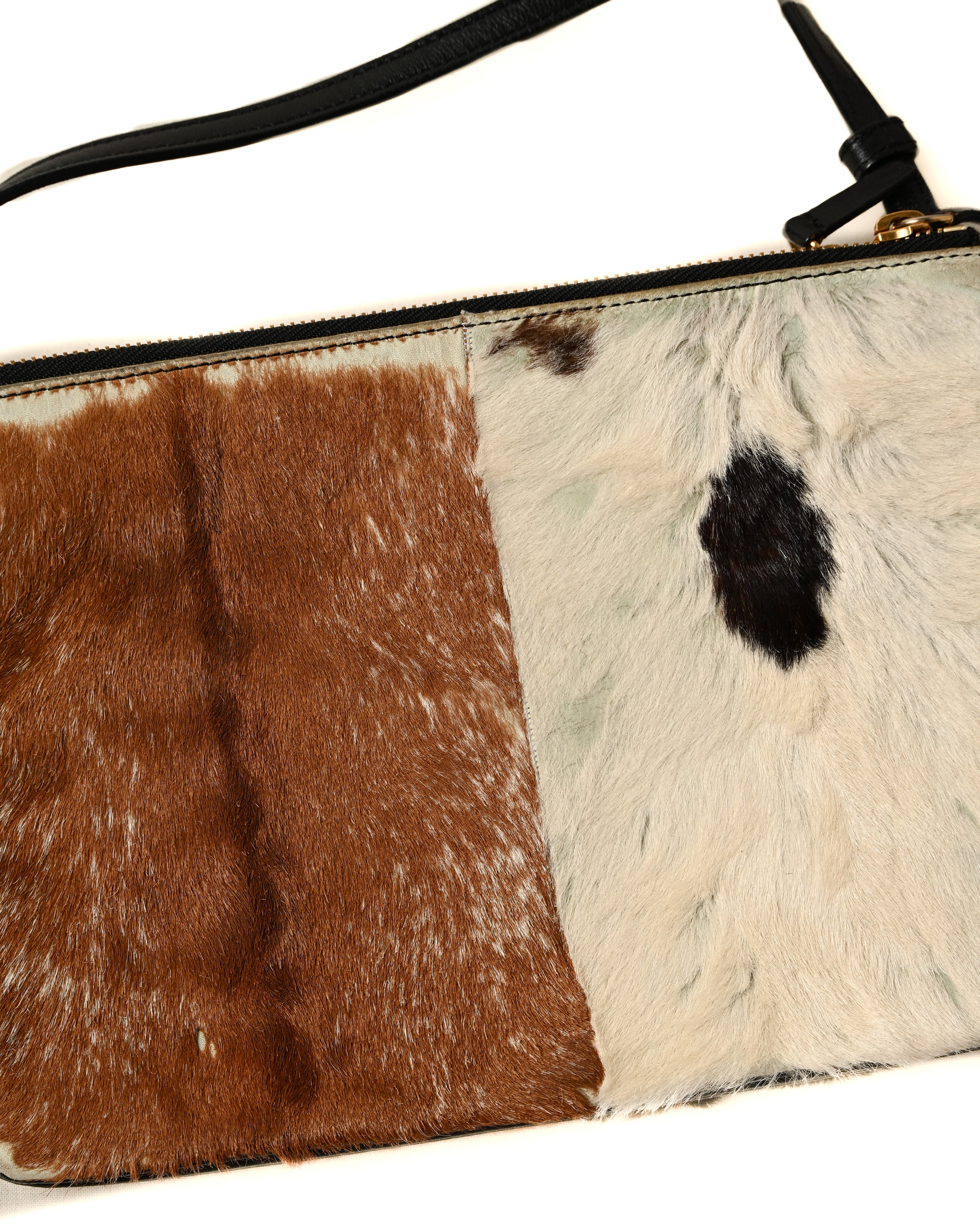 CÉLINE by Phoebe Philo
/ "Trio Small" Shoulder Bag Hair Calf