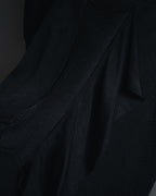 "Christian Dior BOUTIQUE" 2007’s draped viscose mesh-panel pullover