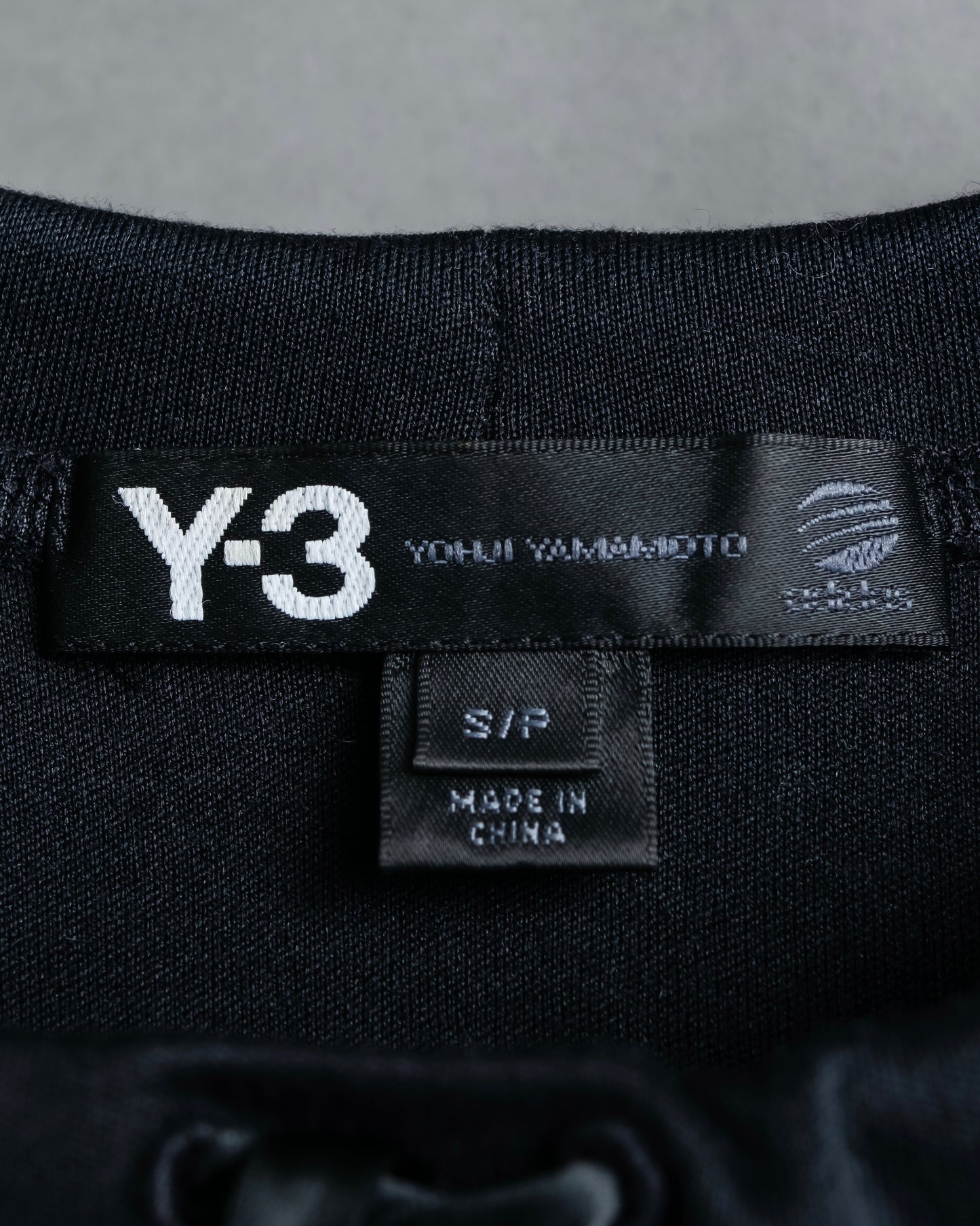 "Y-3" Drawstring switching design pullover