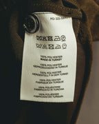 -SPECIAL- “Dries Van Noten” 20’s Sheer brown tailored long sleeve shirt