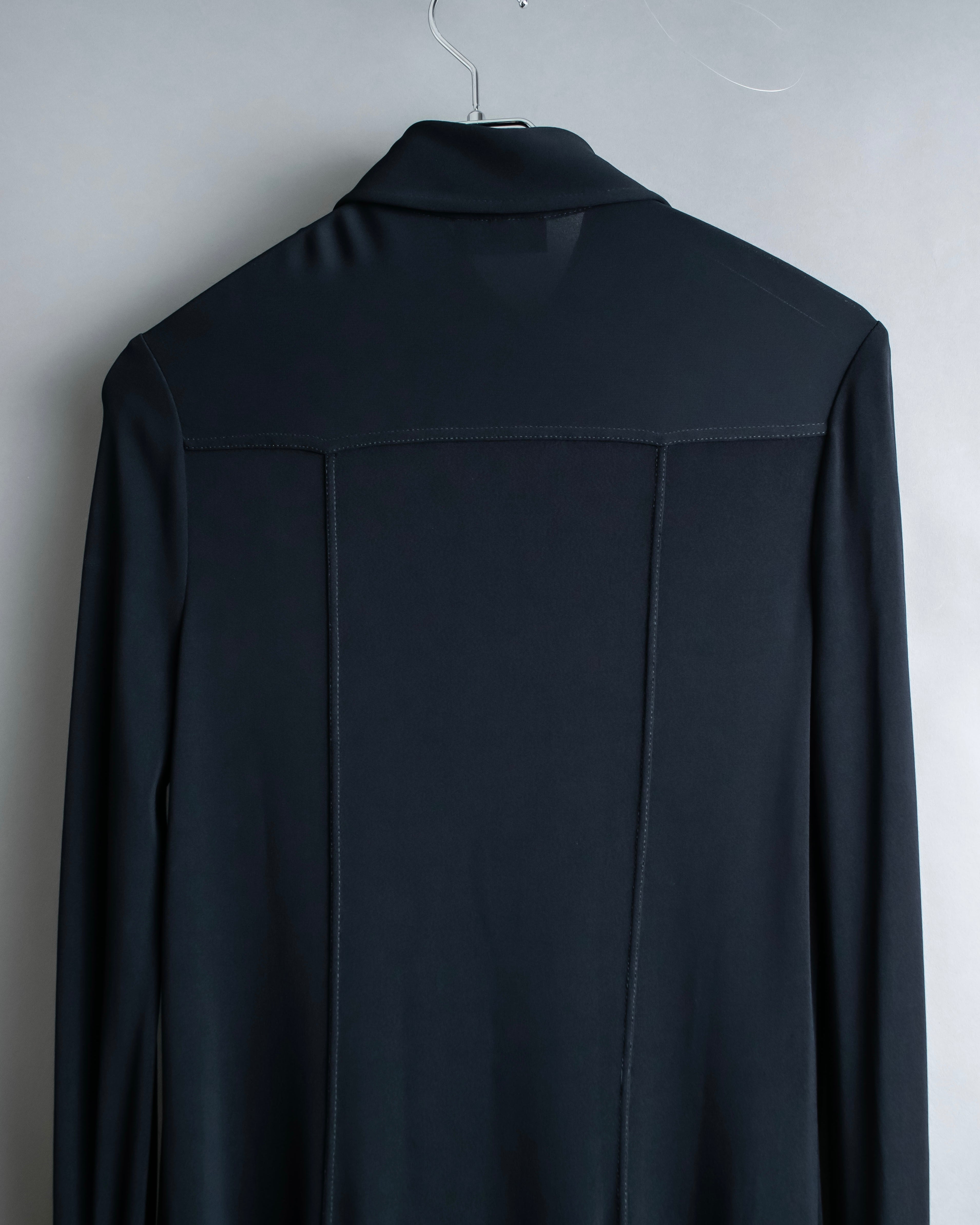 "GUCCI" Drawstring design pintuck long shirt