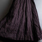 "Vintage glitter blend fabric washer flare skirt"