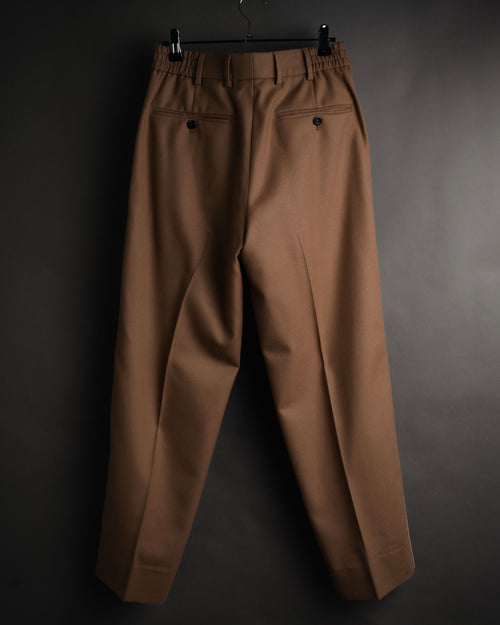 “GUCCI” 2016-2022 Tailored side line wool trousers