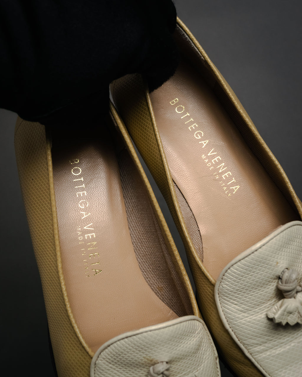 “BOTTEGA VENETA” 2010’s Tassel leather loafers
