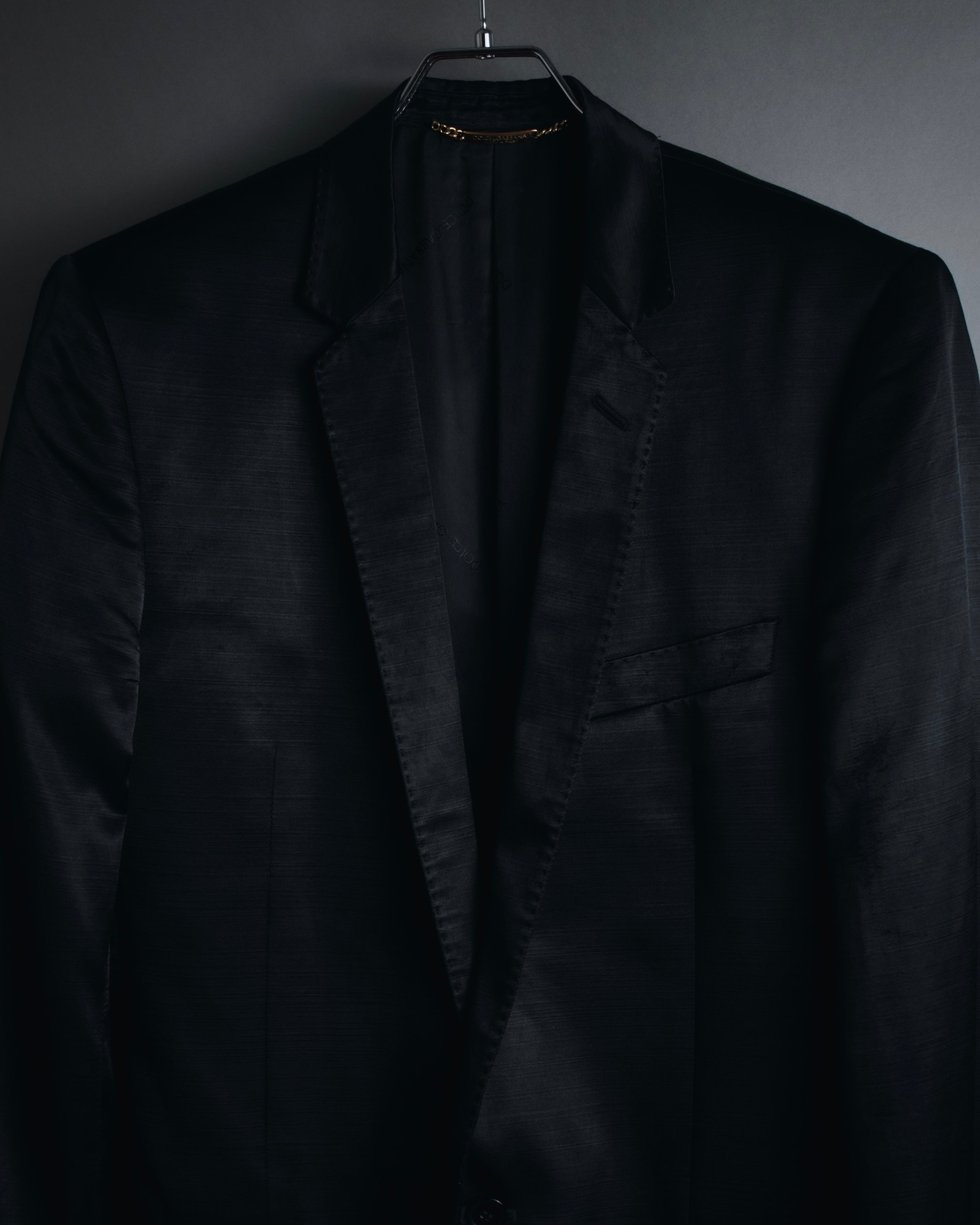 Blazer entallado brillante de los años 00 de DOLCE & GABBANA