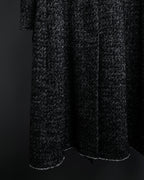 "Dolce & Gabbana" Double-breasted beautiful tweed long coat